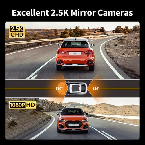 12-inch Jomise K17 Pro touchscreen mirror interface