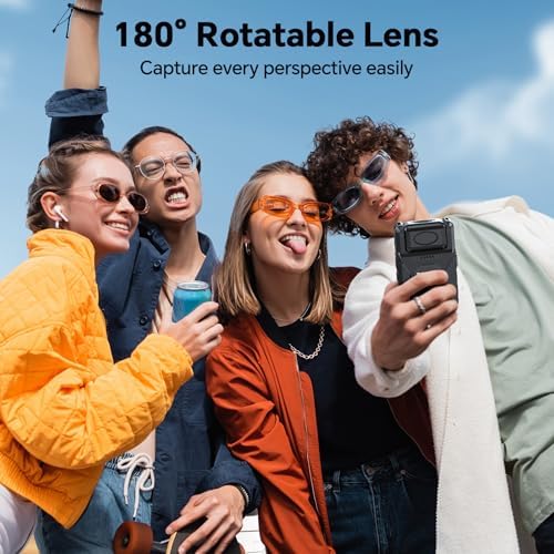 BOBLOV wearable law enforcement camera with adjustable lens rotating up to 180 degrees for flexible security filming.