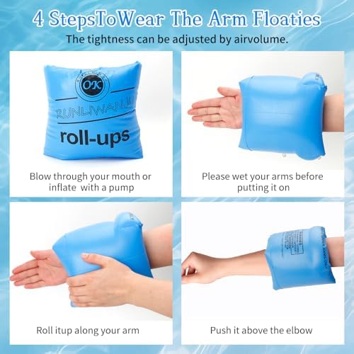 PVC pool float arm rings for swimming training