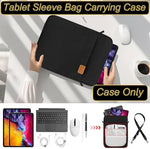 ICIMBI tablet sleeve with modular compartment and strap