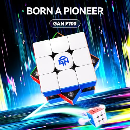 GAN V100 3x3 magnetic speed cube side profile