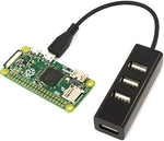 Side view of LoveRPi 4-port USB hub showing port spacing