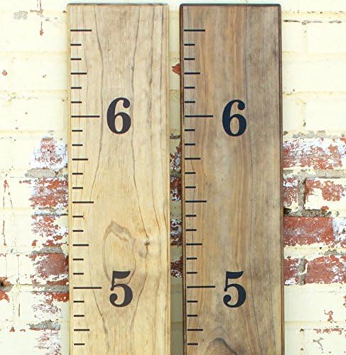 Little Acorns DIY Vinyl Growth Chart Ruler Decal Kit showing measurement lines.
