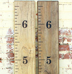 Little Acorns DIY Vinyl Growth Chart Ruler Decal Kit showing measurement lines.