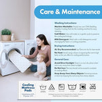 GML Q-Max cooling fiber baby bed pad rolled up for travel
