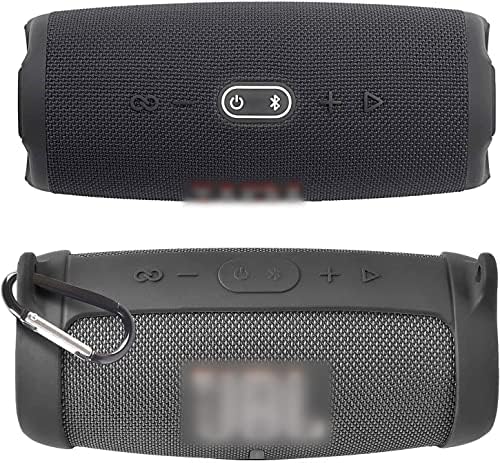 Black rubber protective pouch skin for wireless outdoor speaker