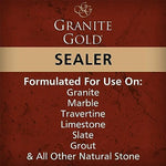 Granite Gold Granite Sealer Combo Pack, Water-Based Sealer Spray and Refill for Granite, Marble, Travertine, Natural Stone Countertops, 24 oz + 64 oz - Image 8
