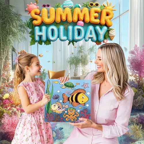 Wings Giant DIY kids painting set displaying thirty vibrant acrylic paint pots and five brushes