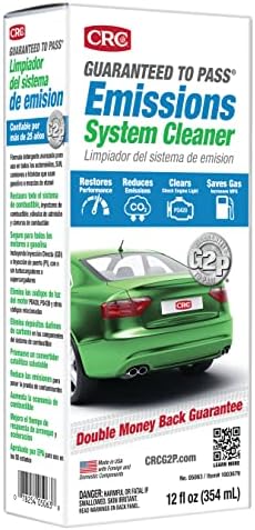 Twelve fluid ounce container of CRC catalytic converter and fuel injector cleaner