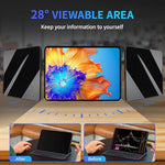 GUDTEKE easy install screen protector demonstrating the bubble free removable magnetic strip attachment
