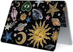 Sun and moon art protector cover top view displaying high definition inkjet print details