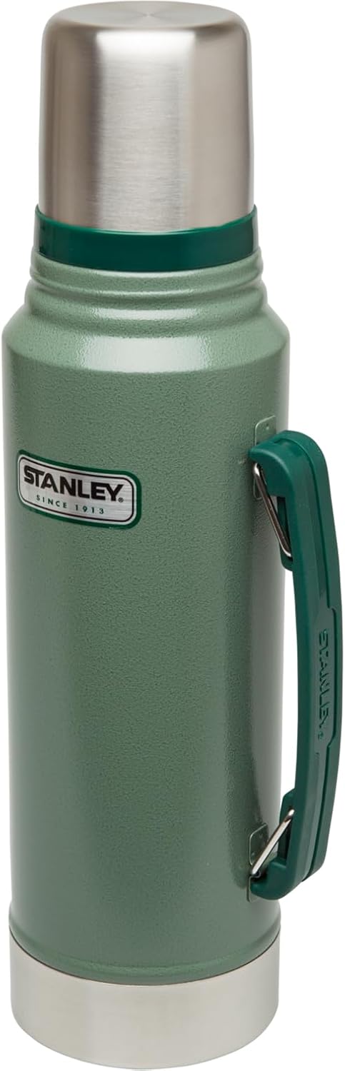 Stanley leakproof cup lid removed from wide mouth vacuum bottle