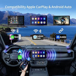 Side profile of Haudio universal car stereo installation unit