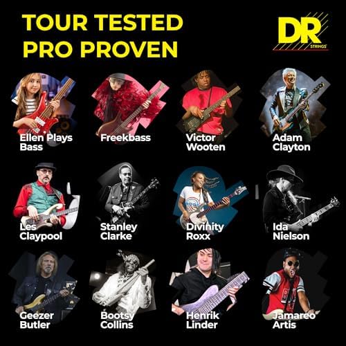 DR Strings Red Devils - Extra-Life Red Coated 5 String Bass 45-125 - Image 7