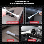 Heavy duty automotive dust and moisture blowout gun connected to hose