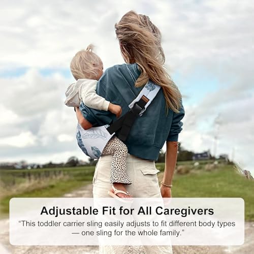Huefain ergonomic baby sling carrier alternative view in beige color