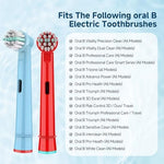Side view showing the snap-on connection compatible with Braun Oral B handles