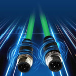 Geoaoble shielded Cat5e cable labeled for industrial camera application