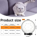 Soft food grade silicone anti scratch booties for cats showing adjustable security straps