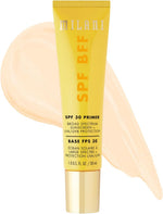 Close up of Milani Bright Side primer cream consistency