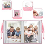 HenPisen archival baby girl photo album with four by six inch protective pockets