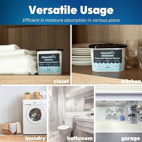 Absorb Pro fragrance free moisture absorber for sensitive storage areas.
