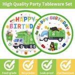Full 96 piece disposable tableware set for 24 guests