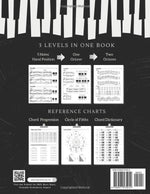 Essential Piano Scales, Chords & Arpeggios Guide - Complete Collection: 3 levels in 1 (Beginner to Advanced): Fingering, Keyboard illustration, Chord ... Piano Starter Kit - Anyone Can Play) - Image 3