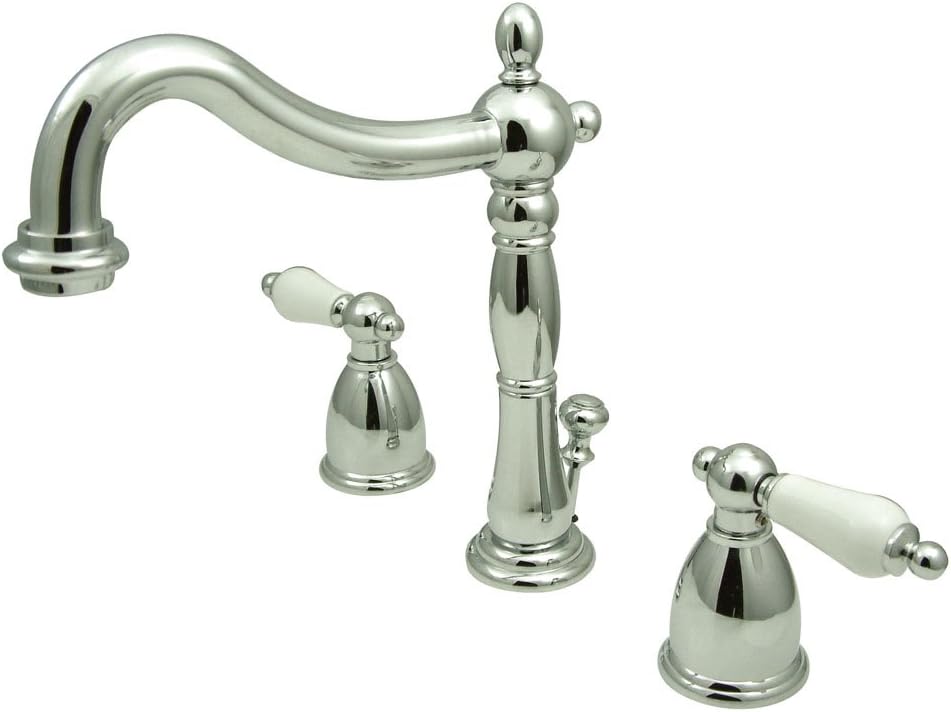 Elements of Design New Orleans EB1971PL Widespread Bathroom Faucet with Retail Pop-Up, 8-Inch to 16-Inch, Polished Chrome - Image 1