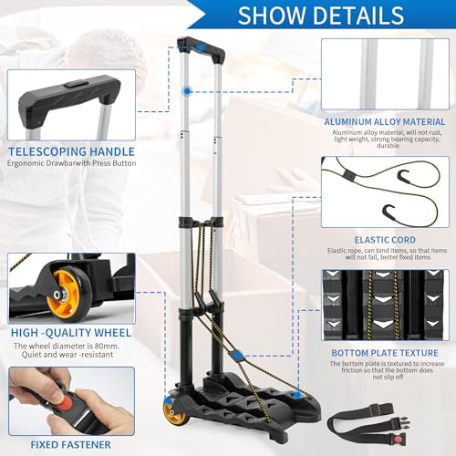 Toribio trolley handle with three adjustable height settings