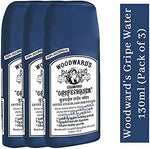 Side view of Woodward's Gripe Water packaging showing ingredients