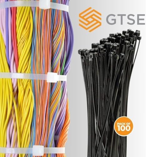 GTSE heavy duty small cable ties demonstrating the secure teeth grip design