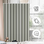 Included hanging hooks installed on the seventy two inch polyester curtain