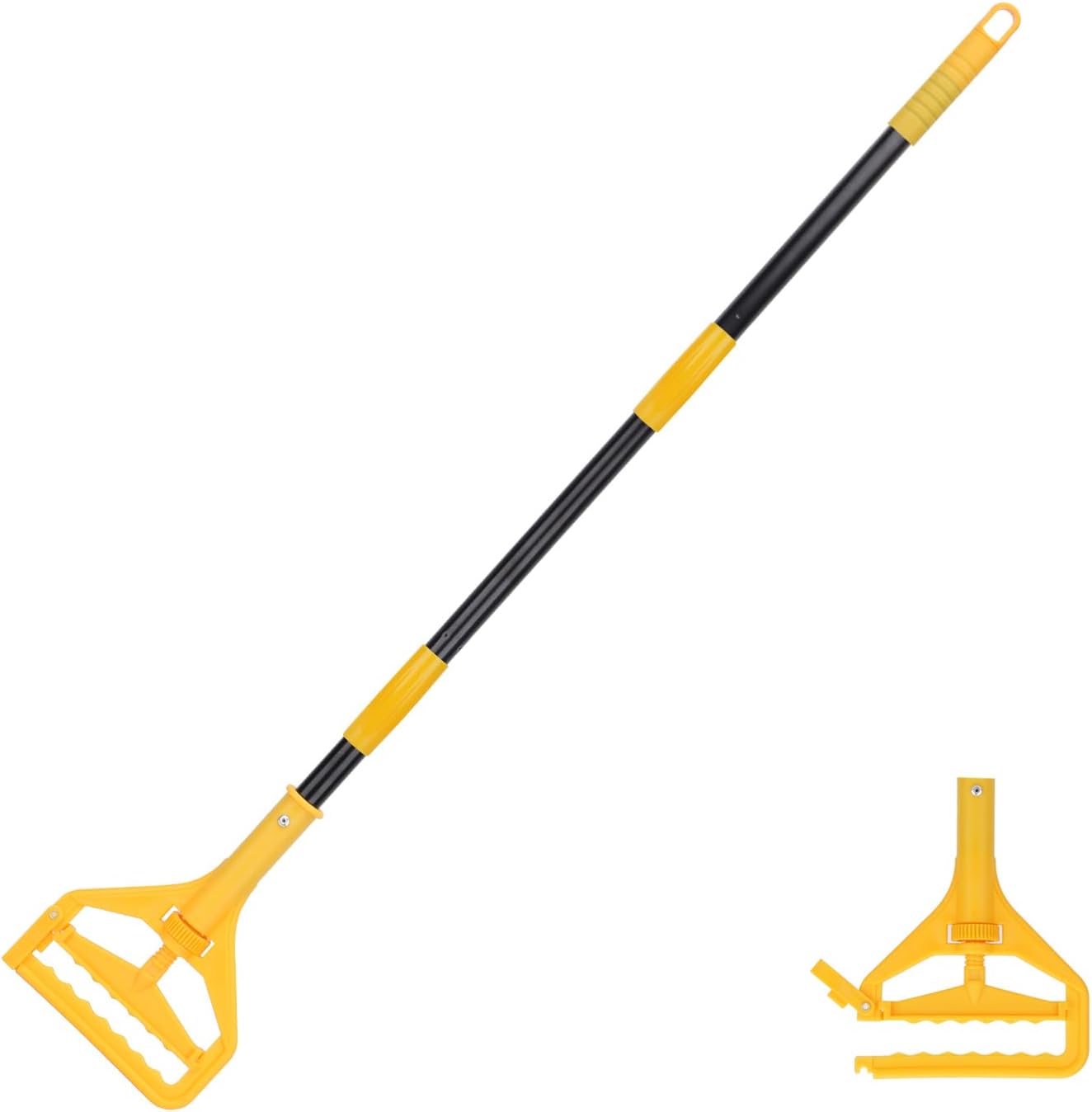 Beilan commercial heavy duty mop handle front view for industrial cleaning