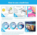 Glzyglyfx tooth fairy box with accessory compartments for kids