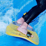 HSU surf kit components demonstrating attachment mechanism for kayaks and stand up paddleboards.