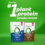 Nutrient dense Orgain Perfect Meal Chocolate powder texture