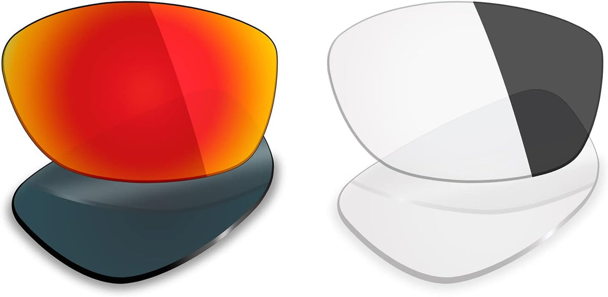 Mryok sunglass lenses angled view highlighting anti-glare coating