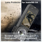 Anti fog and anti drop camera lens cap accessories installed on action camera