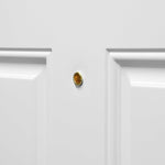 Solid brass housing door viewer component