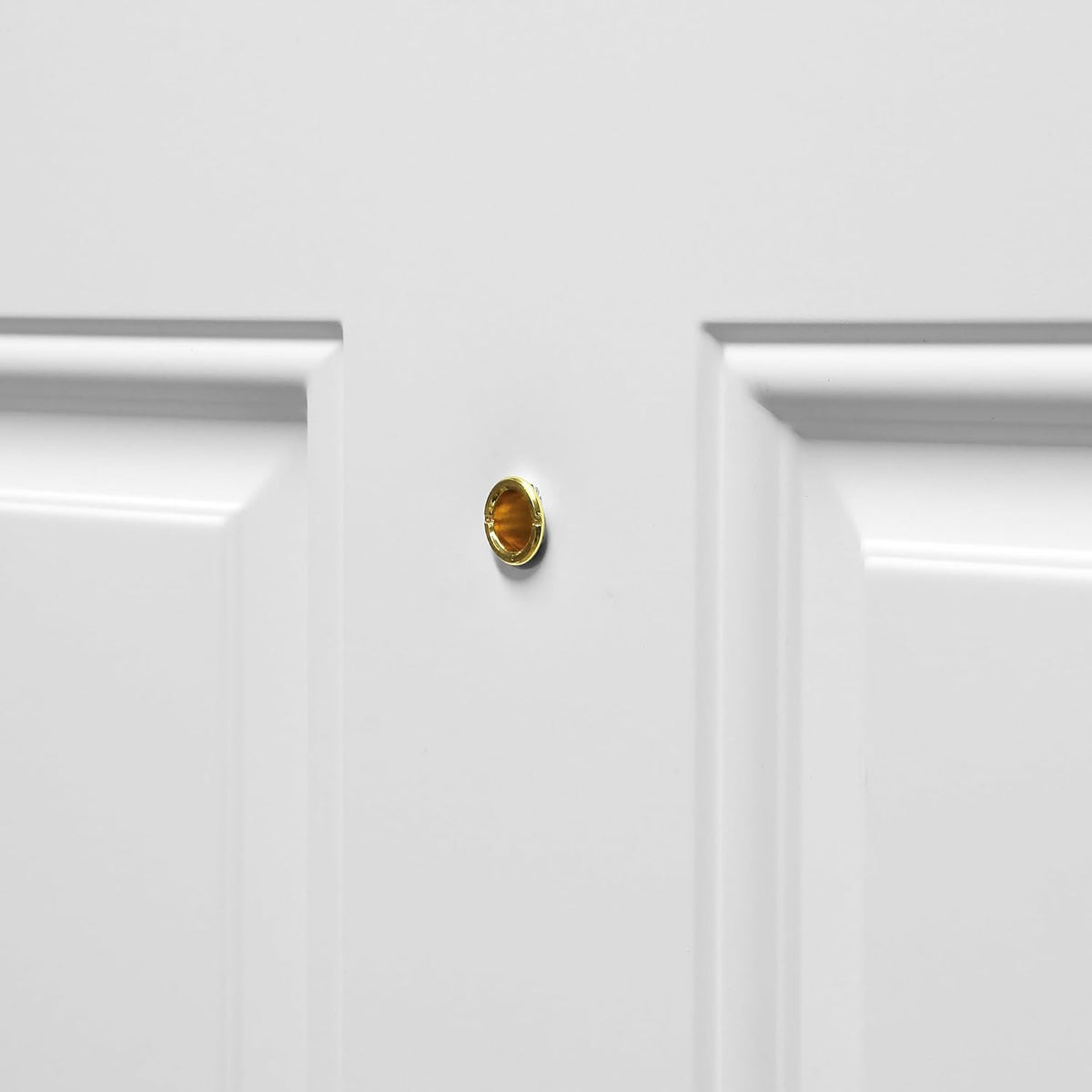 Solid brass housing door viewer component