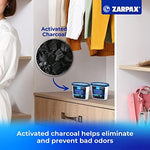 Zarpax moisture absorber units showing the 20 fluid ounce absorption capacity.