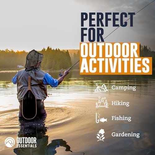 OutdoorEssentials face netting for camping and fishing