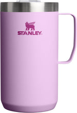 STANLEY Everyday Camp Mug 24oz | Drink Through Lid | Cup for Coffee, Tea and Drinks | Insulated Stainless Steel Coffee Mug | BPA-Free | Tempest Gloss - Image 15