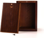 Solid wood decorative ash box for pet burial