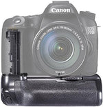 Neewer camera battery holder showing the interchangeable tray designed to accommodate two LP-E6 lithium-ion batteries.