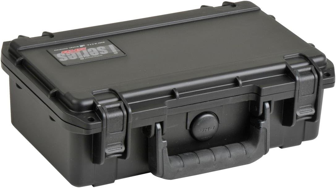 SKB hard case side profile showing pressure equalization valve