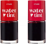 ETUDE Dear Darling Lip Stain Water Tint front view duo pack featuring Cherry Ade and Pomegranate Ade shades.