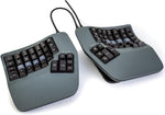 Kinesis Advantage360 split keyboard in a workspace setup