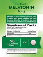 Nature's Truth Melatonin Tablets Capsules, 90 Count - Image 3